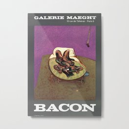 Francis Bacon Personnage Couche Expressionism 1966 Metal Print | Gallery Print, Francis Bacon, Exhibition, Painting, Bacon, Self Portrait, Expressionism, Poster, Contemporary, Gallery 