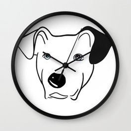 A dog named Beau Wall Clock