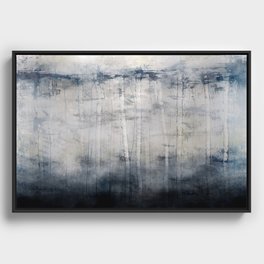 Birch Mist Framed Canvas