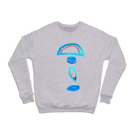 Blue Stacked Stones Vertical #2 Crewneck Sweatshirt