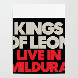 kings of leon on tour 2022 Poster
