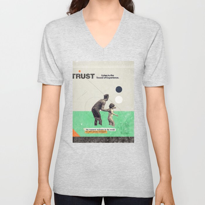 Trust V Neck T Shirt