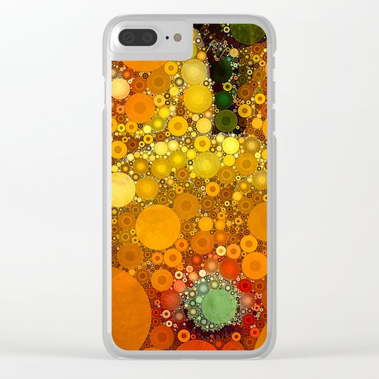 Sunset Poppies Clear iPhone Case