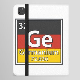 Germanium - Germany Flag German Science iPad Folio Case