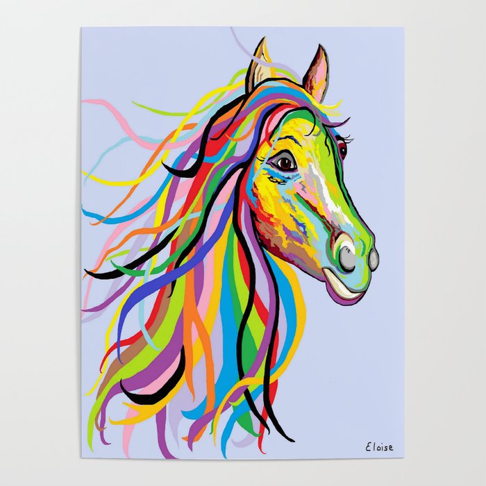Horses Through Time NEW Educational Wall Poster