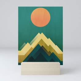 Gold Peak Mini Art Print