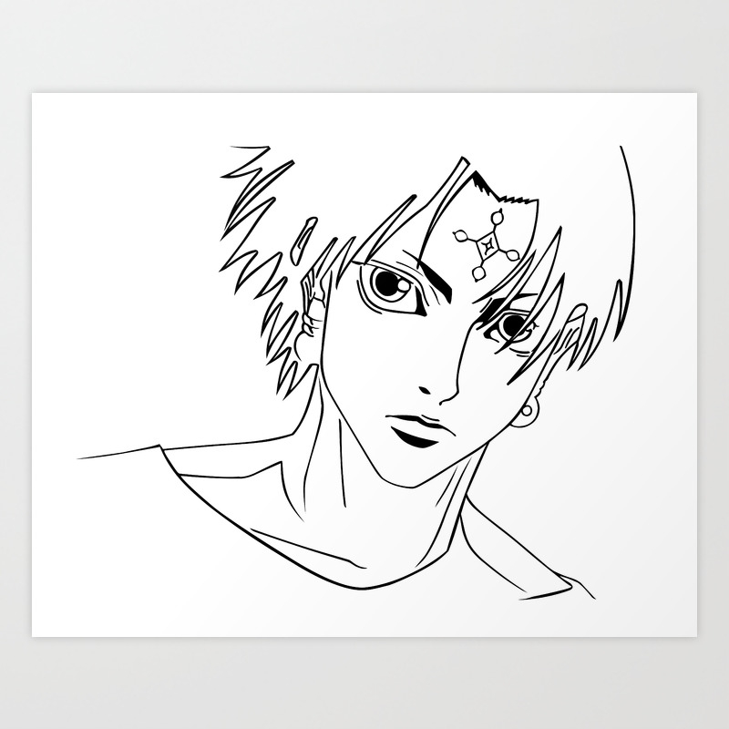 Kuroro Lucifer Hunterxhunter Art Print By Orsociock Society6 Black (1999), grey (2011) blood type: kuroro lucifer hunterxhunter art print by orsociock