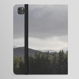 Pine Forest's Winter Cairngorm Mountains View iPad Folio Case