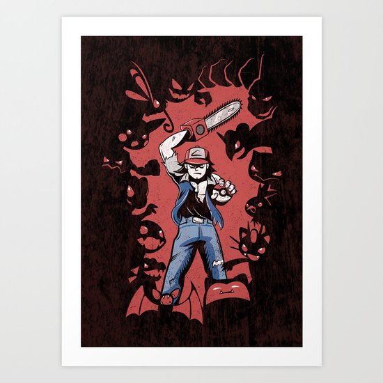 Pokevil Dead - Gotta Kill 'Em All Art Print