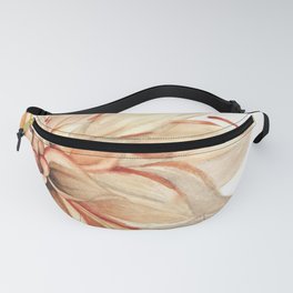 Watercolor Painting_Dahlia Flower Fanny Pack