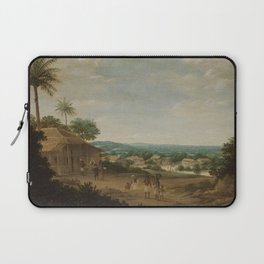 Brazilian Village, Frans Jansz Post, 1675 - 1680 Laptop Sleeve