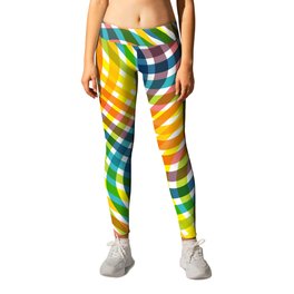 Abstract Colorful Pattern Design. Leggings