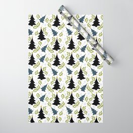 Merry Christmas Tree Gift Wrap Wrapping Paper