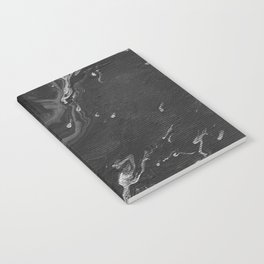 Monochrome abstract black-gray-white watercolor graphite background. Hand-painted texture splashes drops of paint paint smears. Best for the print fabric poster wallpaper cover wrapping and packaging. Notebook