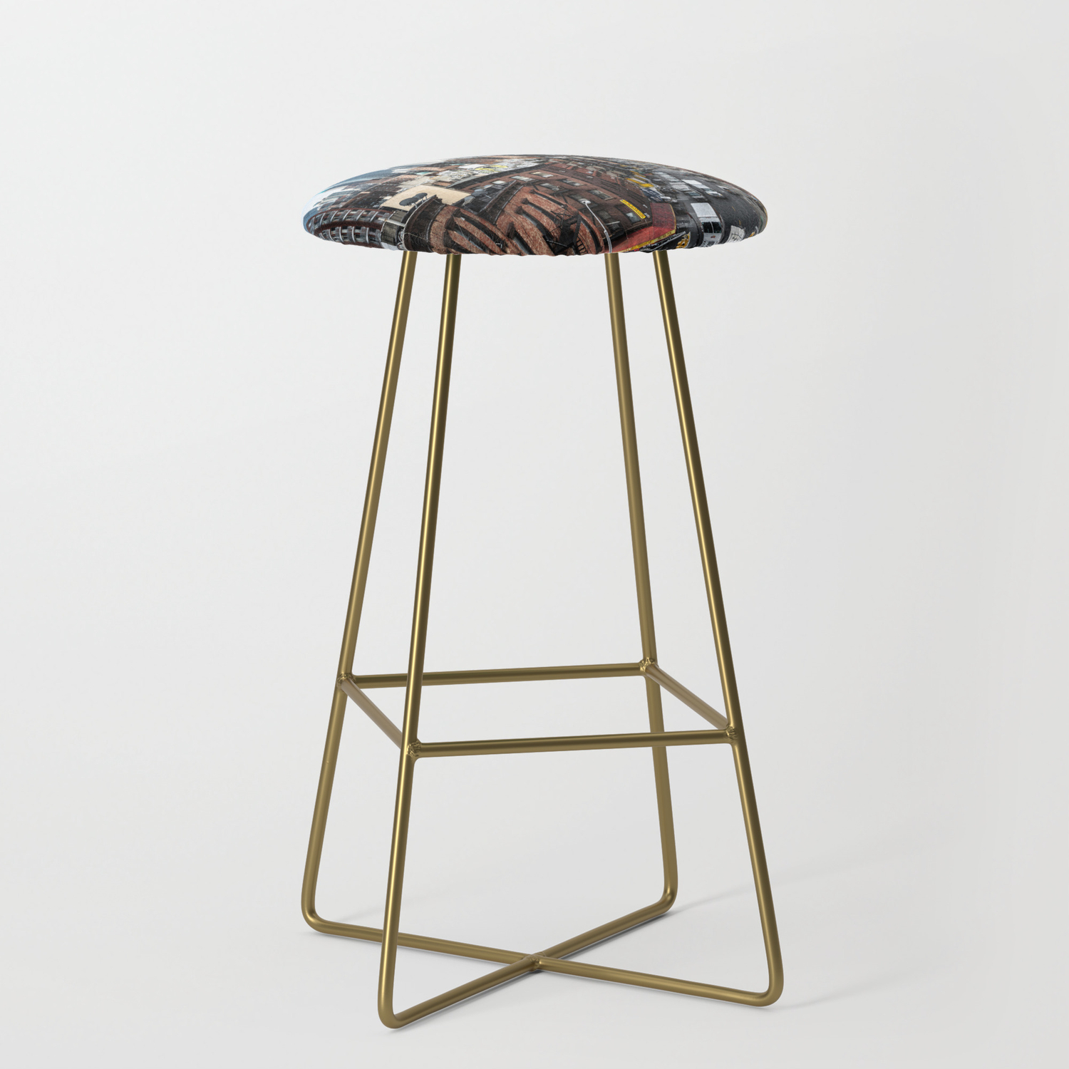 Nyc Bar Stool, Chinatown In Nyc Bar Stool By Franckreporter Society6