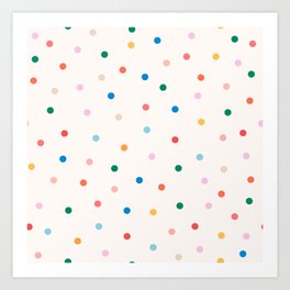 Polka Dot Art Print