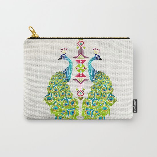 peacock Carry-All Pouch