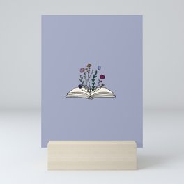 From Books, We Bloom Mini Art Print