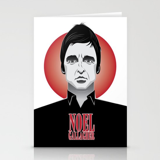 Noel Gallagher Stationery Cards