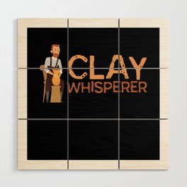 Clay Whisperer Pottery Pottery Wood Wall Art