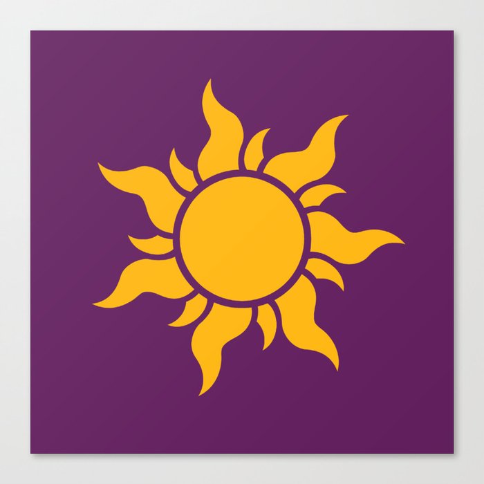 Tangled Sun Symbol Template