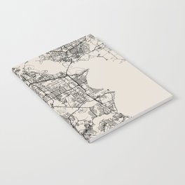 Pasadena, USA - City Map Notebook