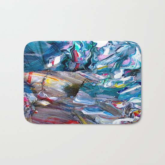 Marble Beach Side Bath Mat