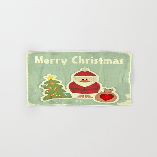 Merry Christmas Hand & Bath Towel