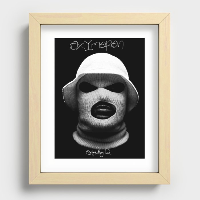 Schoolboy Q - Oxymoron Recessed Framed Print
