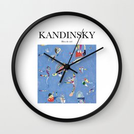 Kandinsky - Bleu de ciel Wall Clock