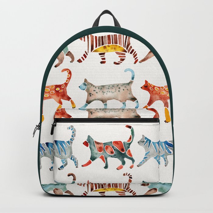 Cat Collection: Watercolor Backpack