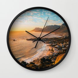 Clifton Beach Cape Town Travel, Clifton 4th blue Atlantic Ocean, Best Gift Idea For Cape Town South Africa Travel Lover Wall Clock