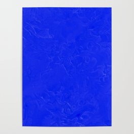 Rich Blue Wall Poster