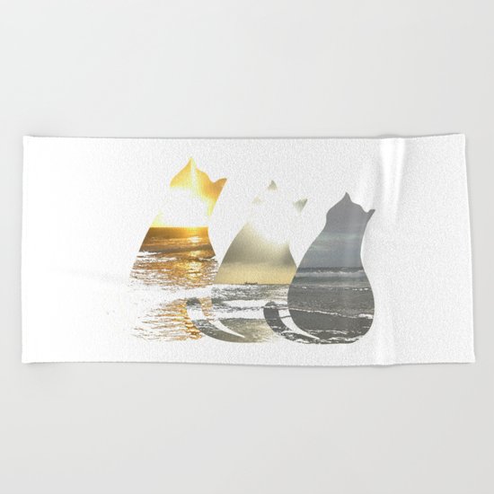cats Beach Towel