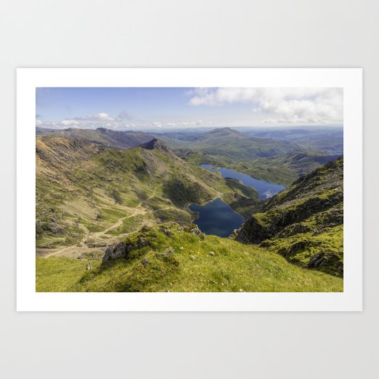Snowdon Summit Art Print