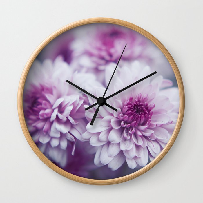 purple Wall Clock