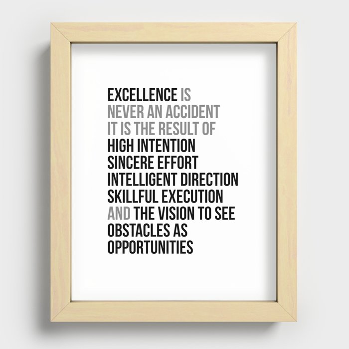 Recessed Framed Print
