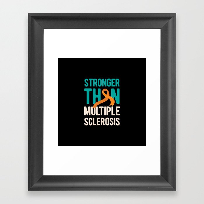 Multiple Sclerosis Awareness Framed Art Print