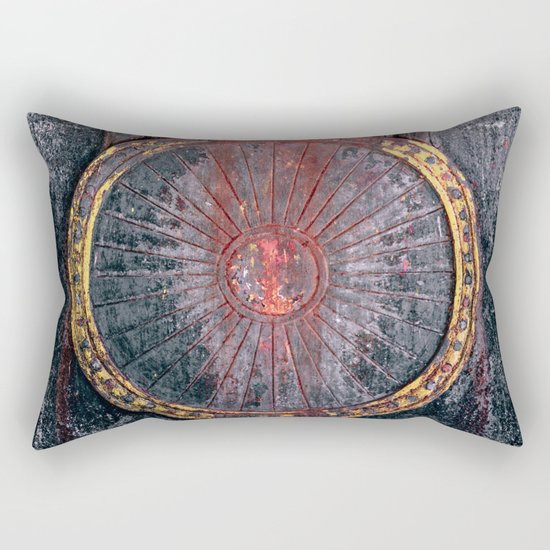Circle vintage Rectangular Pillow