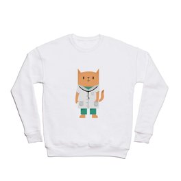 Doctor Cat Crewneck Sweatshirt
