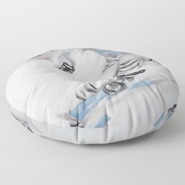 Ski Sport  Floor Pillow