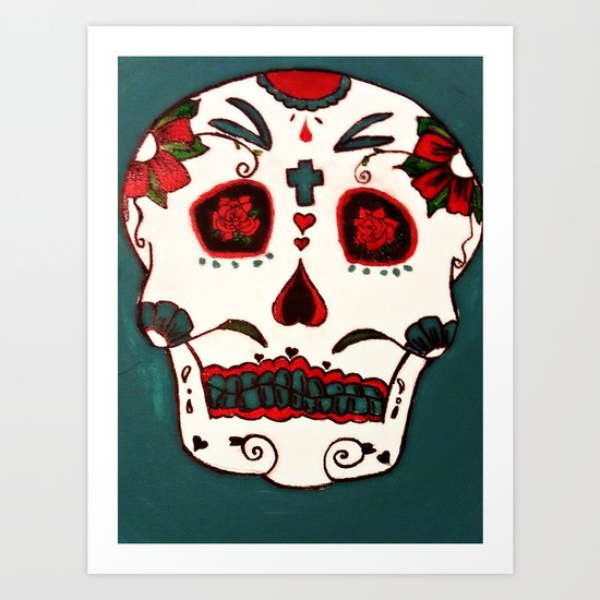 Sugar Skull Art Print