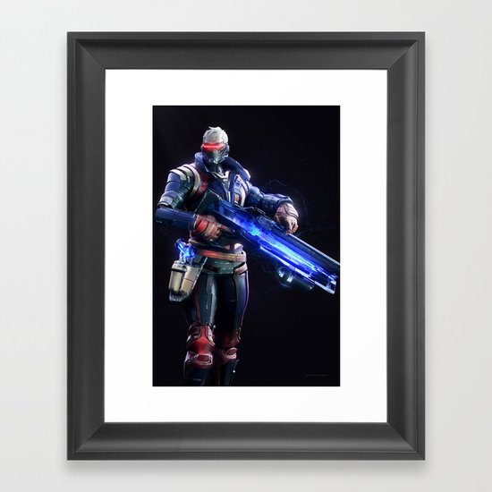 Soldier 76 v1 Framed Art Print
