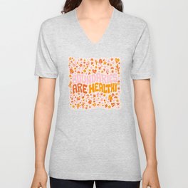 Boundaries Are Healthy V Neck T Shirt