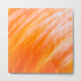 Tidal 5 Orange with Red - Abstract Art Series Metal Print | Orangeabstract, Redandorange, Modernorange, Rojo, Abstractorange, Citrus, Redabstract, Red, Orangeandred, Fresh 