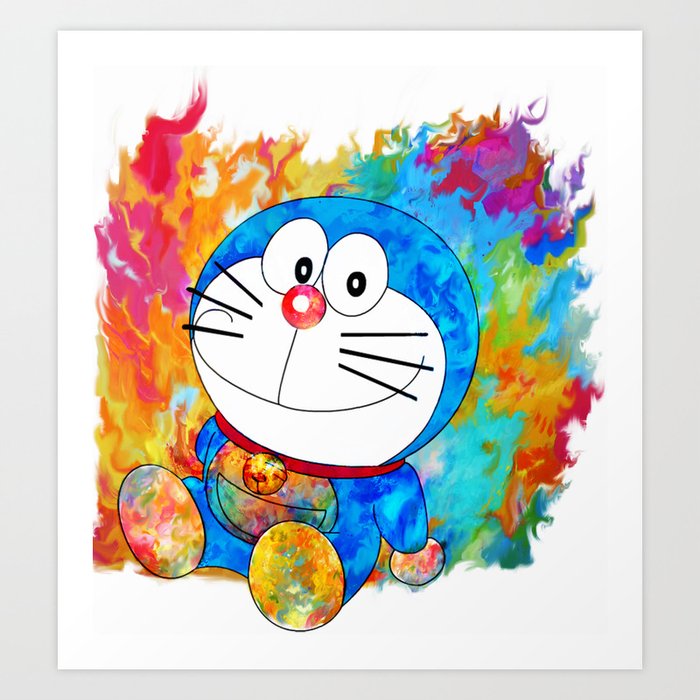 Doraemon Art Print By Ururuty Society6