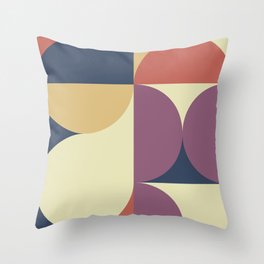 Abstract Geometric Artwork 62 Throw Pillow | Digital, Bohemian, Graphicdesign, Modern, Pastel, Graphic Design, Boho, Abstract, Geometric, Colorful 