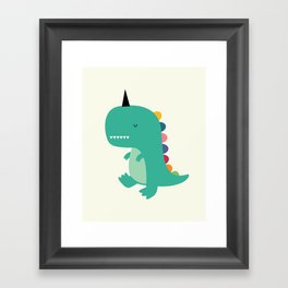 Dinocorn Framed Art Print