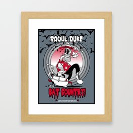 Fear 'N Loathing In This Foul Year Of Our Lord Nineteen Hundred and Twenty-Five Framed Art Print