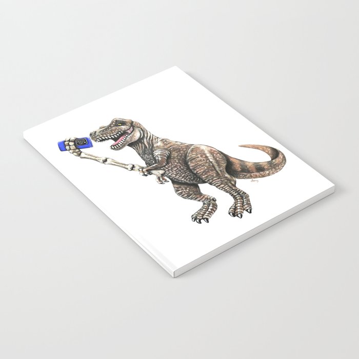 "Selfiesaurus" - T-Rex Dinosaur Selfie Notebook